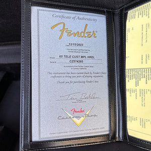 Fender Custom Shop 1965 Telecaster Custom Heavy Relic Aged Lake Placid Blue