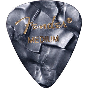 Fender 351 Shape Premium Picks 12 Pack Black Moto Medium