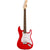 Squier Sonic Stratocaster HT White Pickguard Torino Red