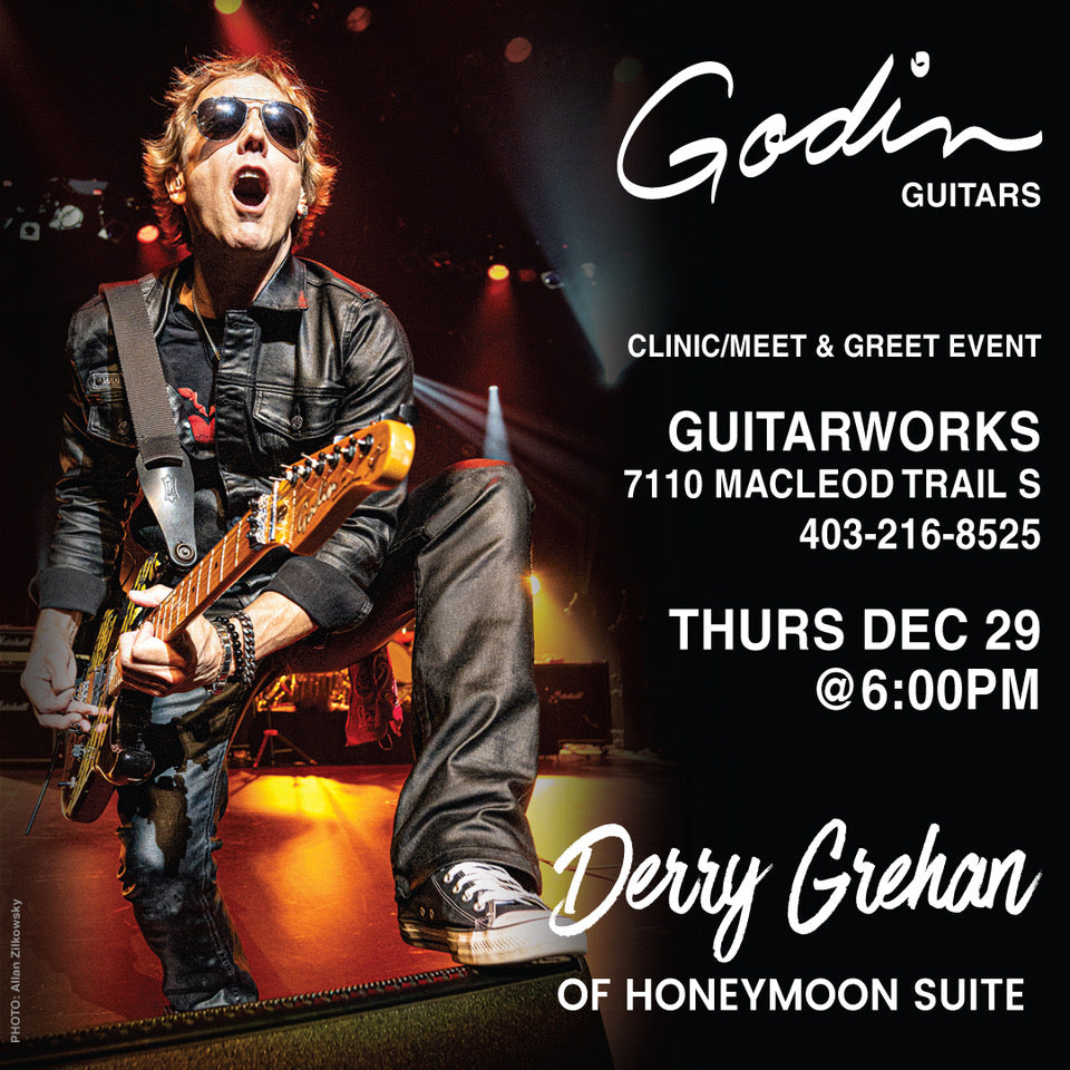 Godin Derry Grehan Clinic at Guitarworks