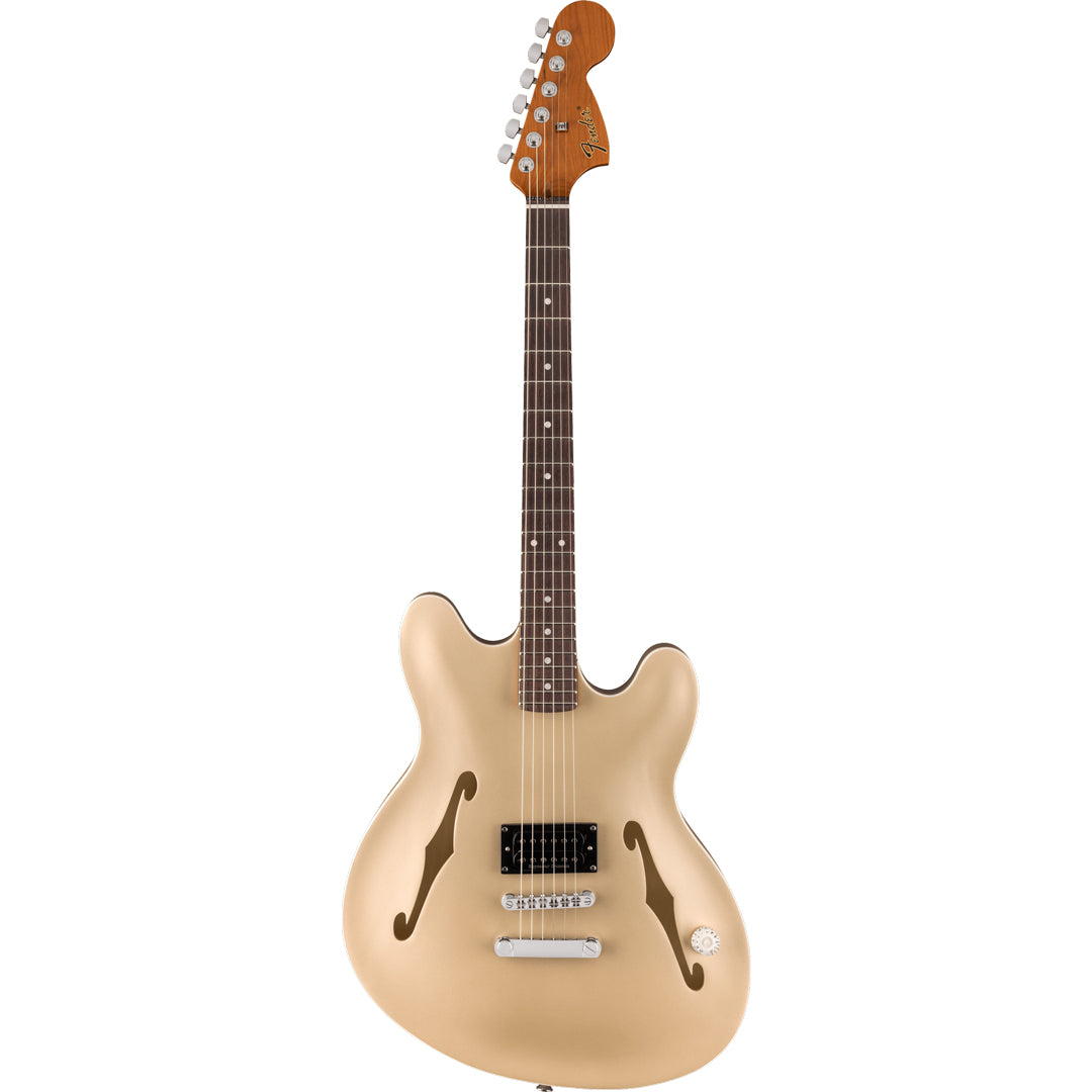 Fender Tom Delonge Starcaster Rosewood Fingerboard Satin Shoreline Gold