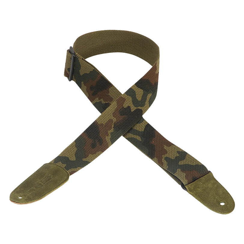 Levy's Cotton & Suede Series Camo Strap MC8-CAM