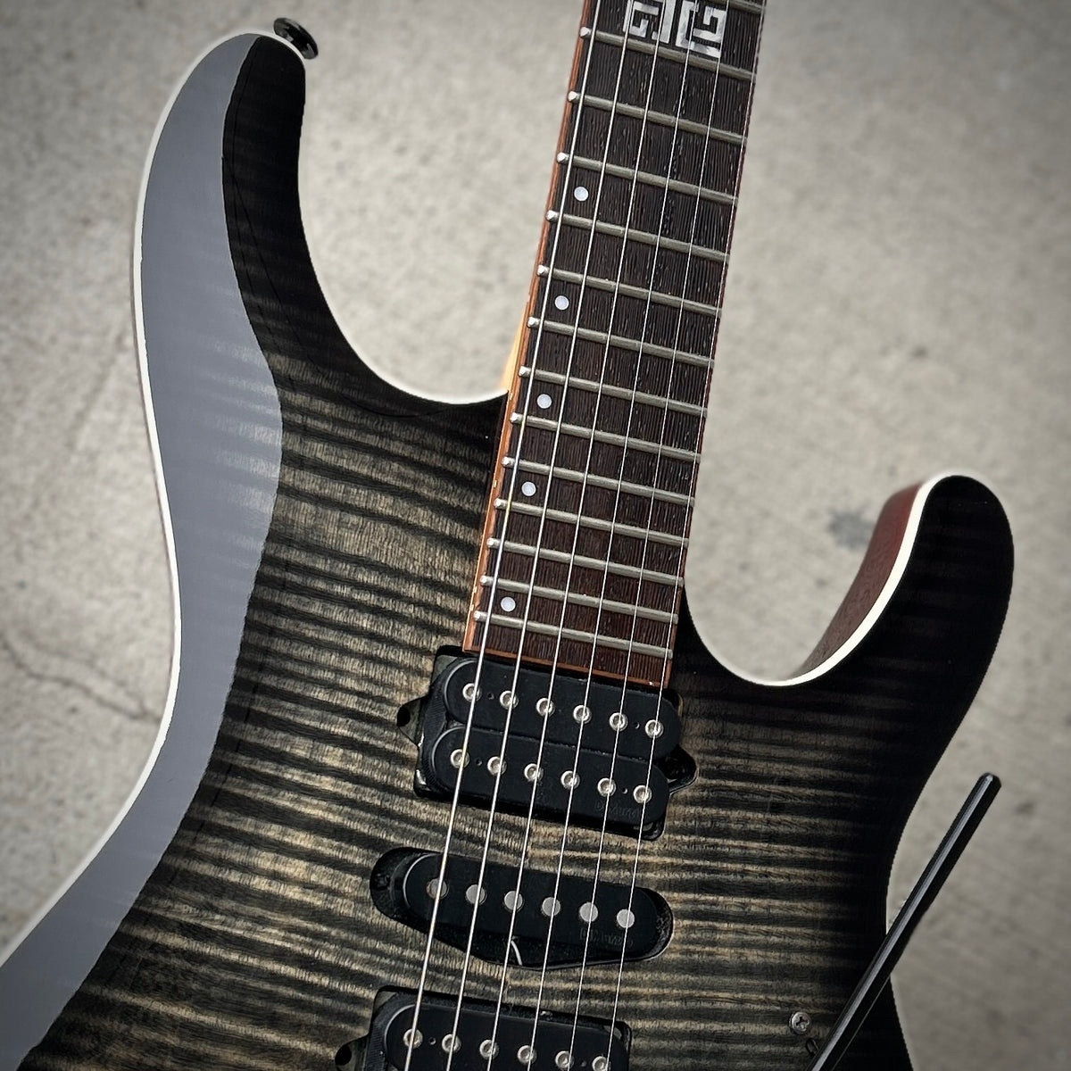 2018 Ibanez KIKO10BP Premium KIKO Loureiro - Transparent Gray Burst W/Bag