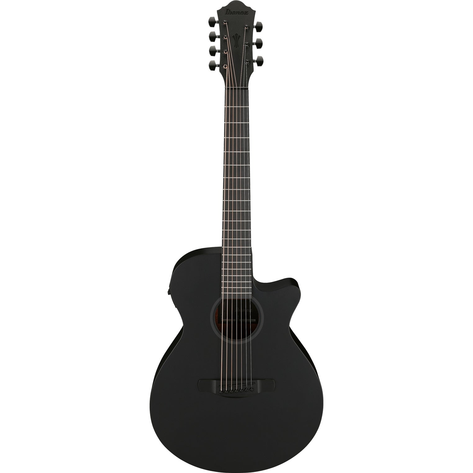 Ibanez AEG721BOT 7-String Acoustic Electric Black Out