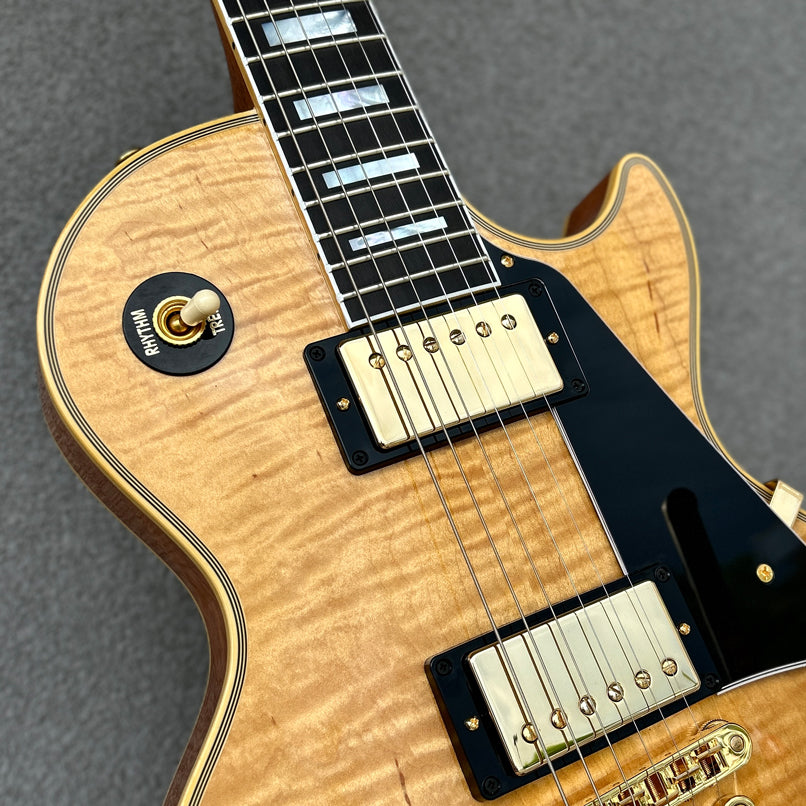 Gibson Custom Shop Les Paul Custom Figured Antique Natural w/Bigsby