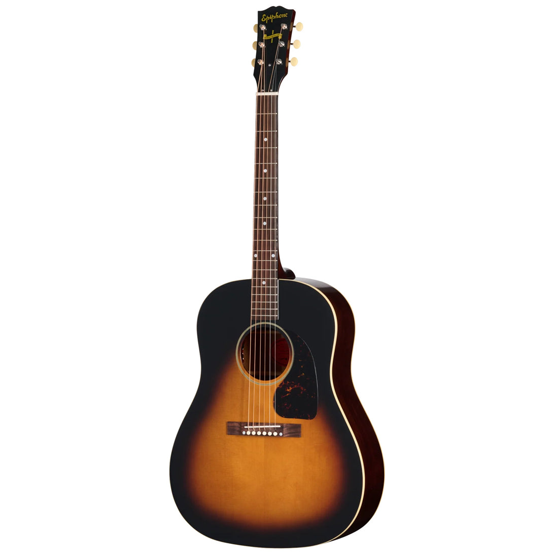 Epiphone Inspired by Gibson Custom 1942 Banner J-45 Reissue Vintage Sunburst w/Case