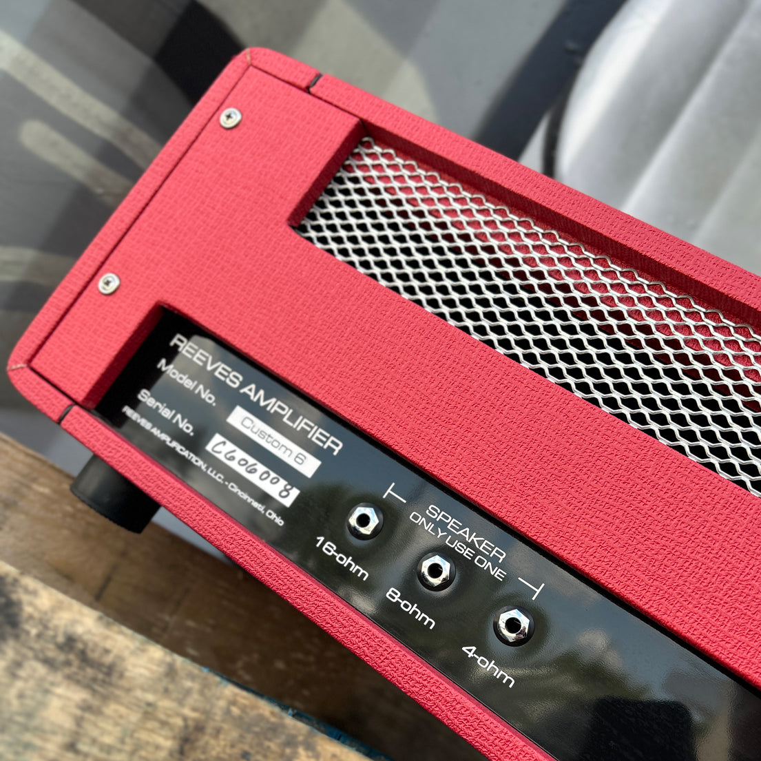 Used Reeves Custom 6 Head Red