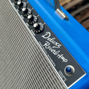 2009 Fender '65 Deluxe Reverb Reissue LTD "Electric Blue" 22-Watt 1x12" Combo