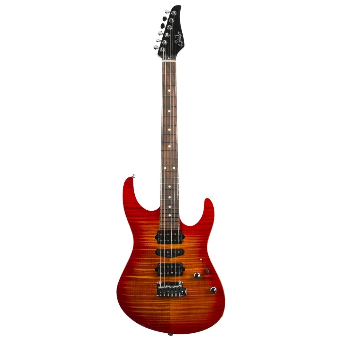 Suhr Modern Plus HSH Pau Ferro Fingerboard Fireburst w/Soft Case