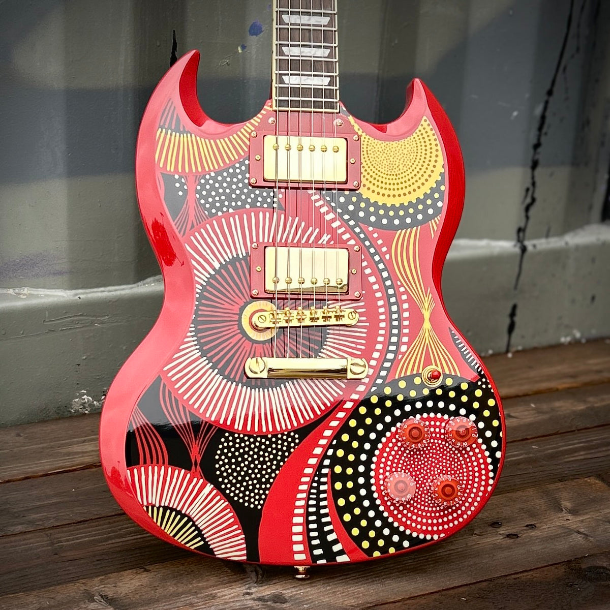 2026 Epiphone Fatoumata Diawara SG Ember Red w/Case