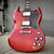 2023 Gibson SG Standard '61 Stopbar Vintage Cherry w/Case