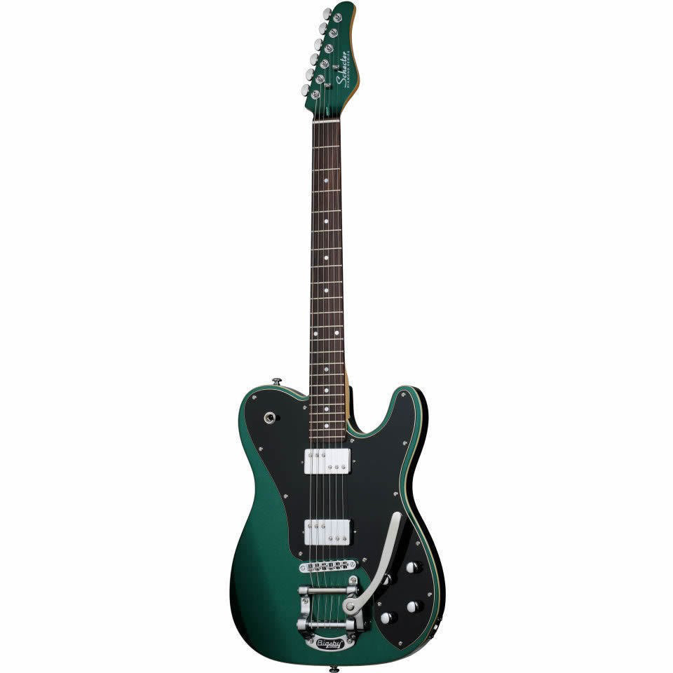 Schecter Retro Series PT Fastback II Bigsby Dark Emerald Green