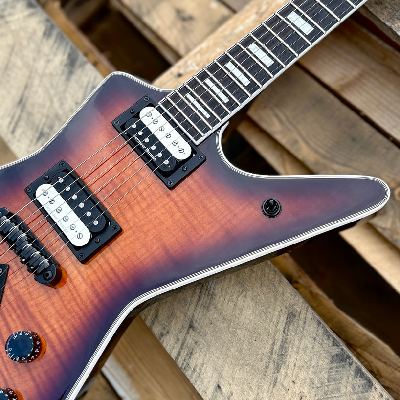 2025 Dean ML Select Flame Top Trans Brazilia ML SEL Flame Maple