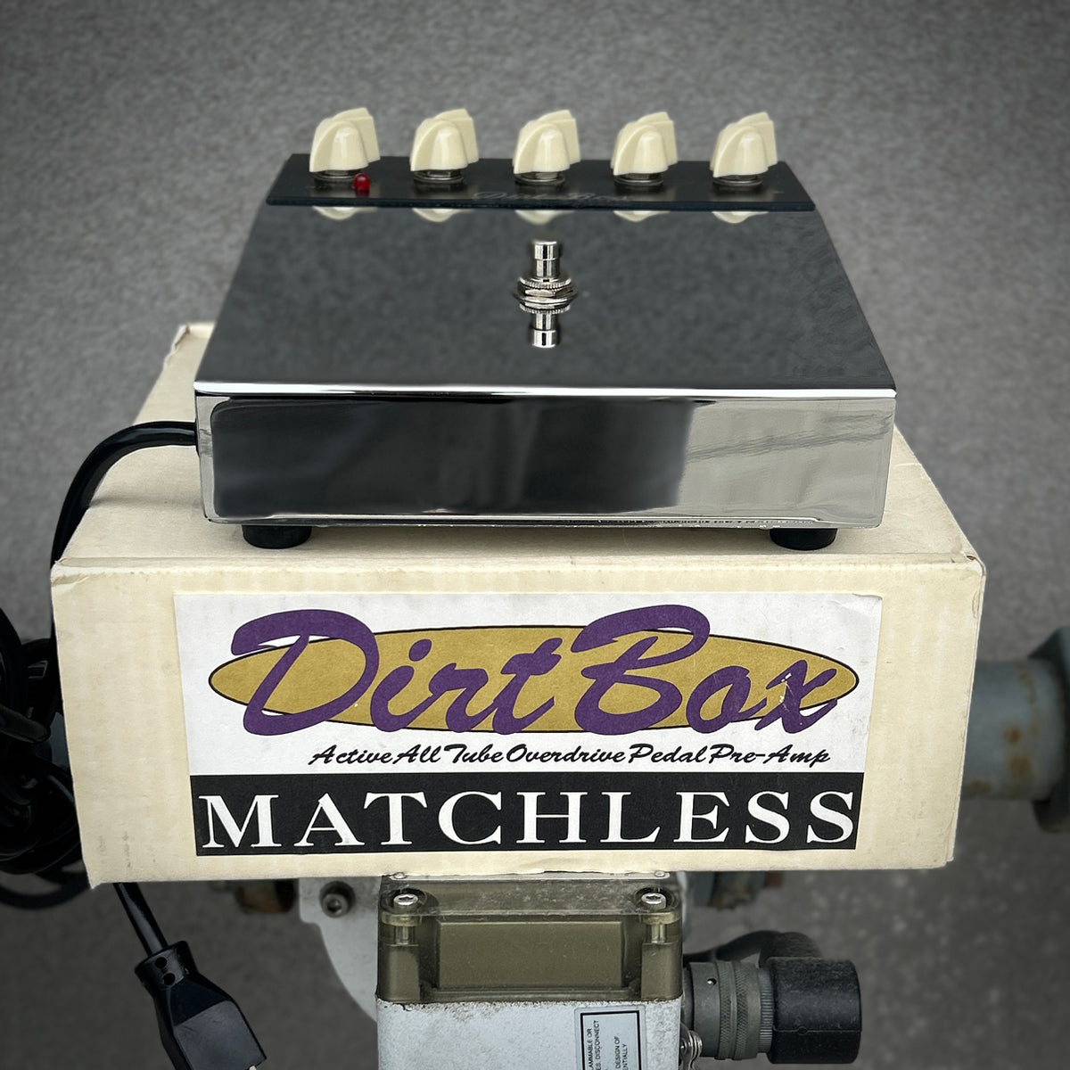Used Matchless Dirt Box Active All-Tube Overdrive Pedal/Preamp — Sampson Era — with Original Box