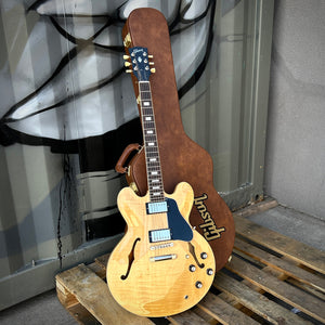 2023 Gibson ES-335 Figured Semi-Hollow Electric Vintage Natural