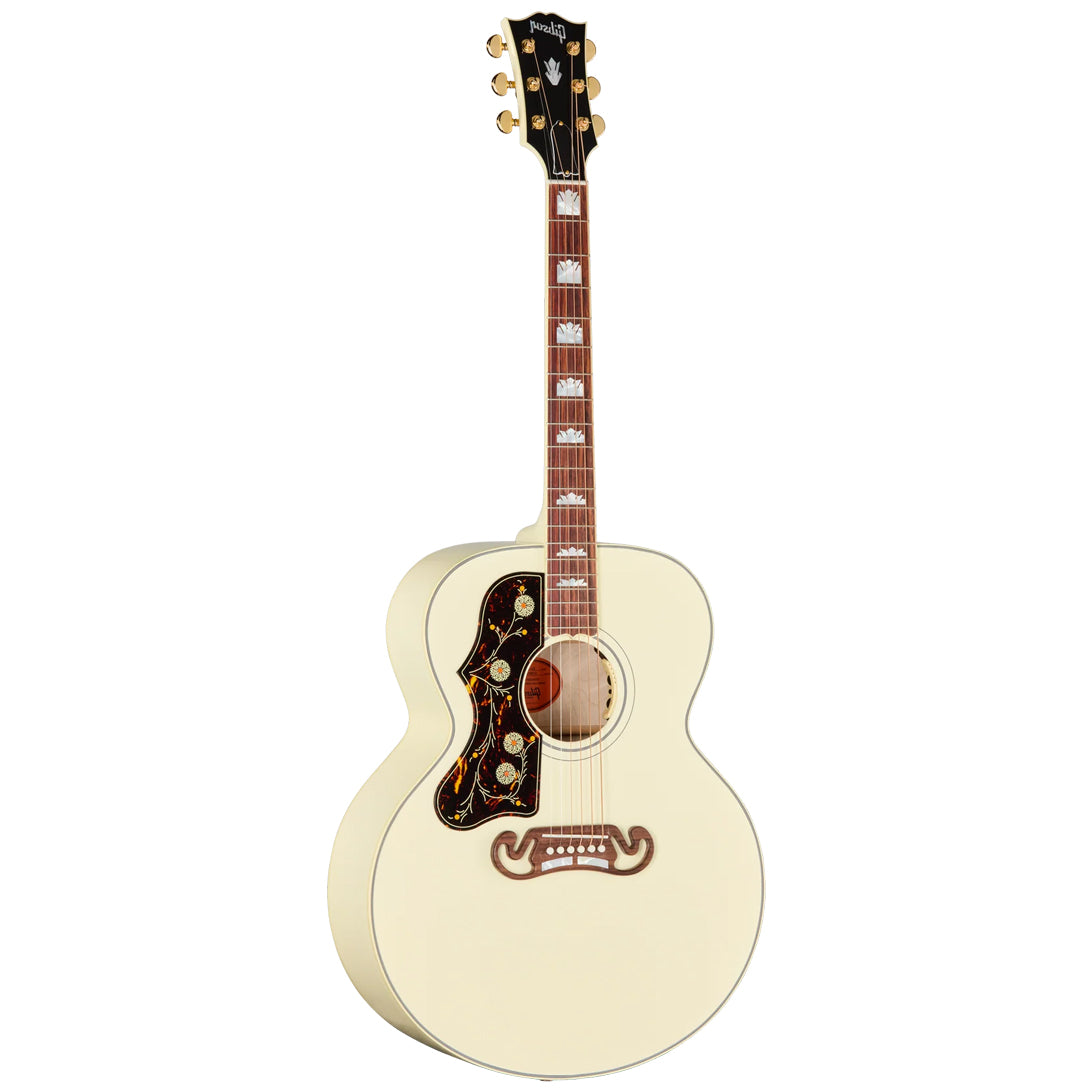 Gibson SJ-200 Standard Classic White Left Handed w/Case