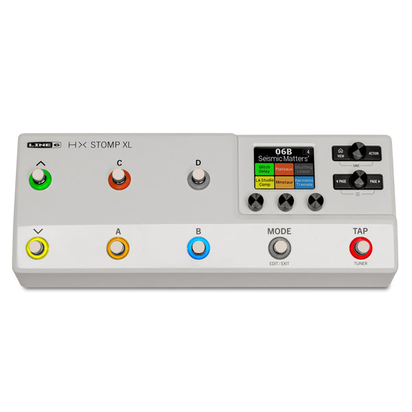 HX STOMP XL 限定ホワイト 保証一年近く有 Line 6 HX Stomp XL White Multi Effects - Guitarworks