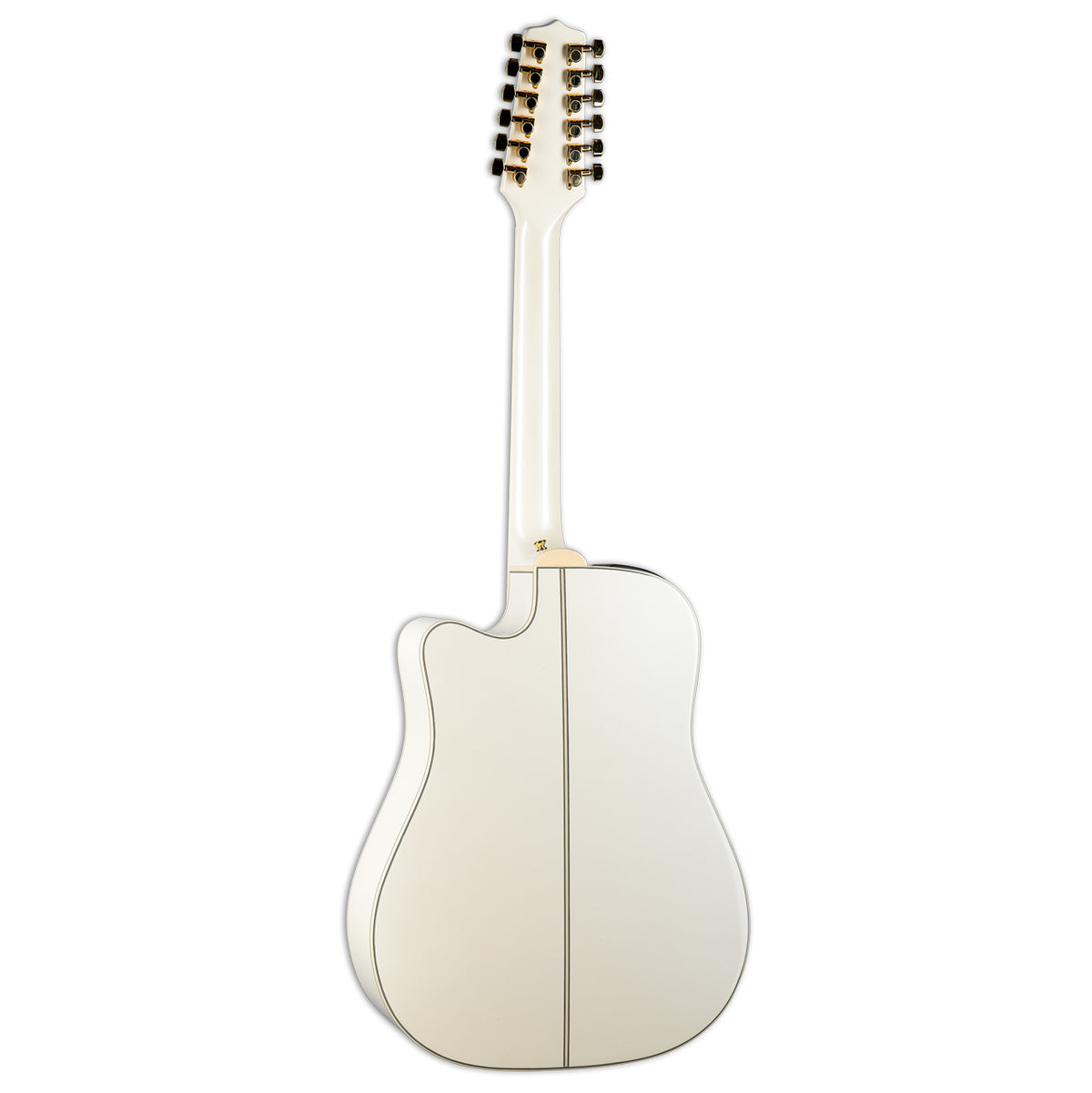 Takamine GD37CE-12 PW 12-String Acoustic Electric Gloss Pearl White w/Bag
