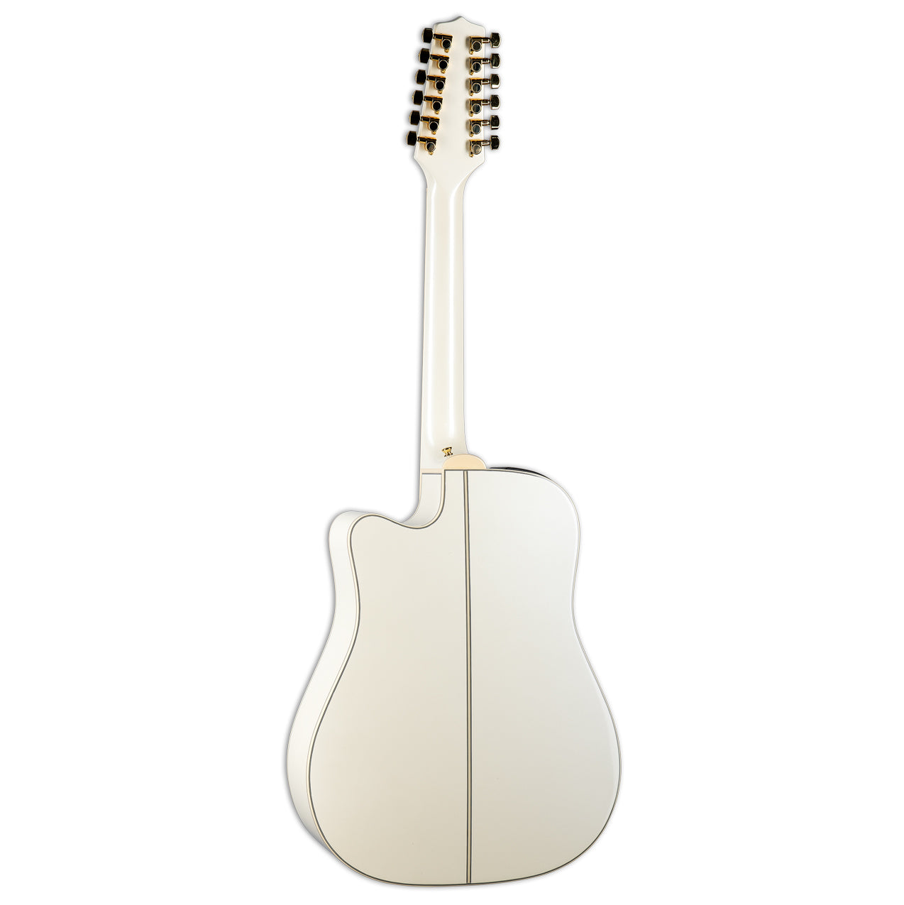 Takamine GD37CE-12 PW 12-String Acoustic Electric Gloss Pearl White w/Bag