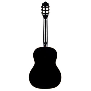 Ortega Family Series R221SNBK Slim Neck Classical Guitar Gloss Black w/Bag