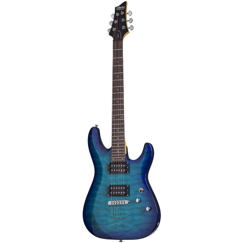 Schecter C-6 Plus Ocean Blue Burst