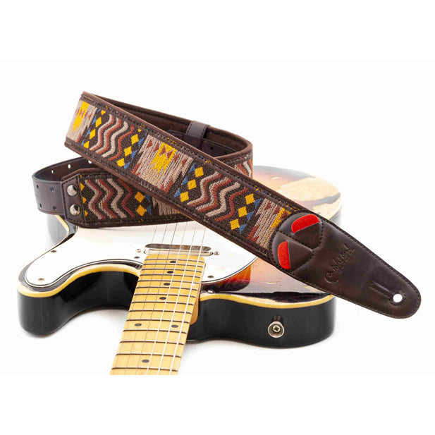 Right On! Steady Mojo Azteca Brown Strap