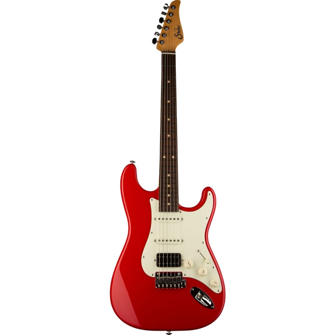Suhr Classic S Plus Porsche Red HSS Rosewood Fingerboard w/Soft Case