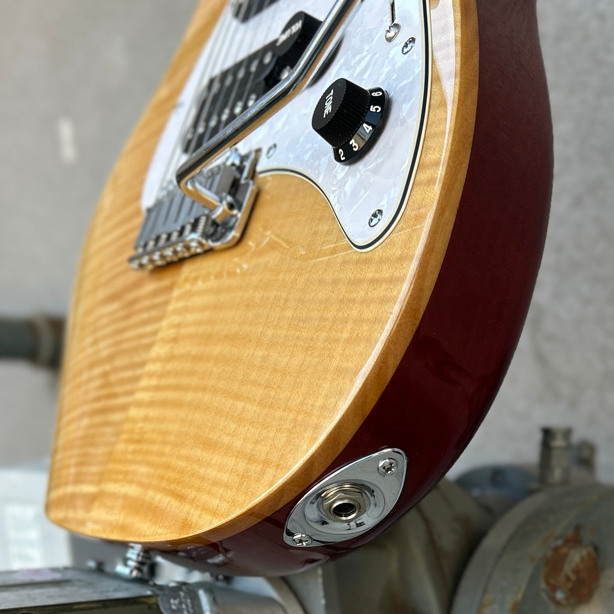 USED Sire Larry Carlton S7 FM Natural Stratocaster W/Case