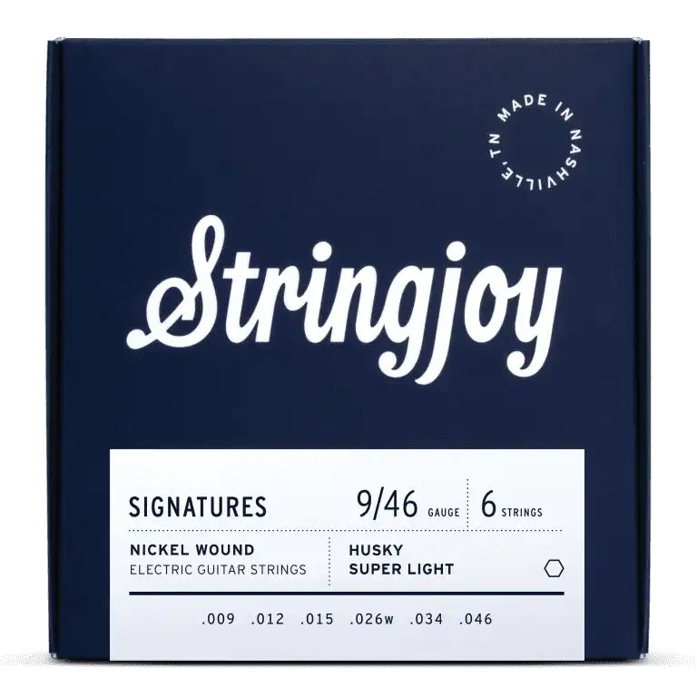 Stringjoy SJ-BR0946 Electric Guitar Strings Husky Super Light - 9-46
