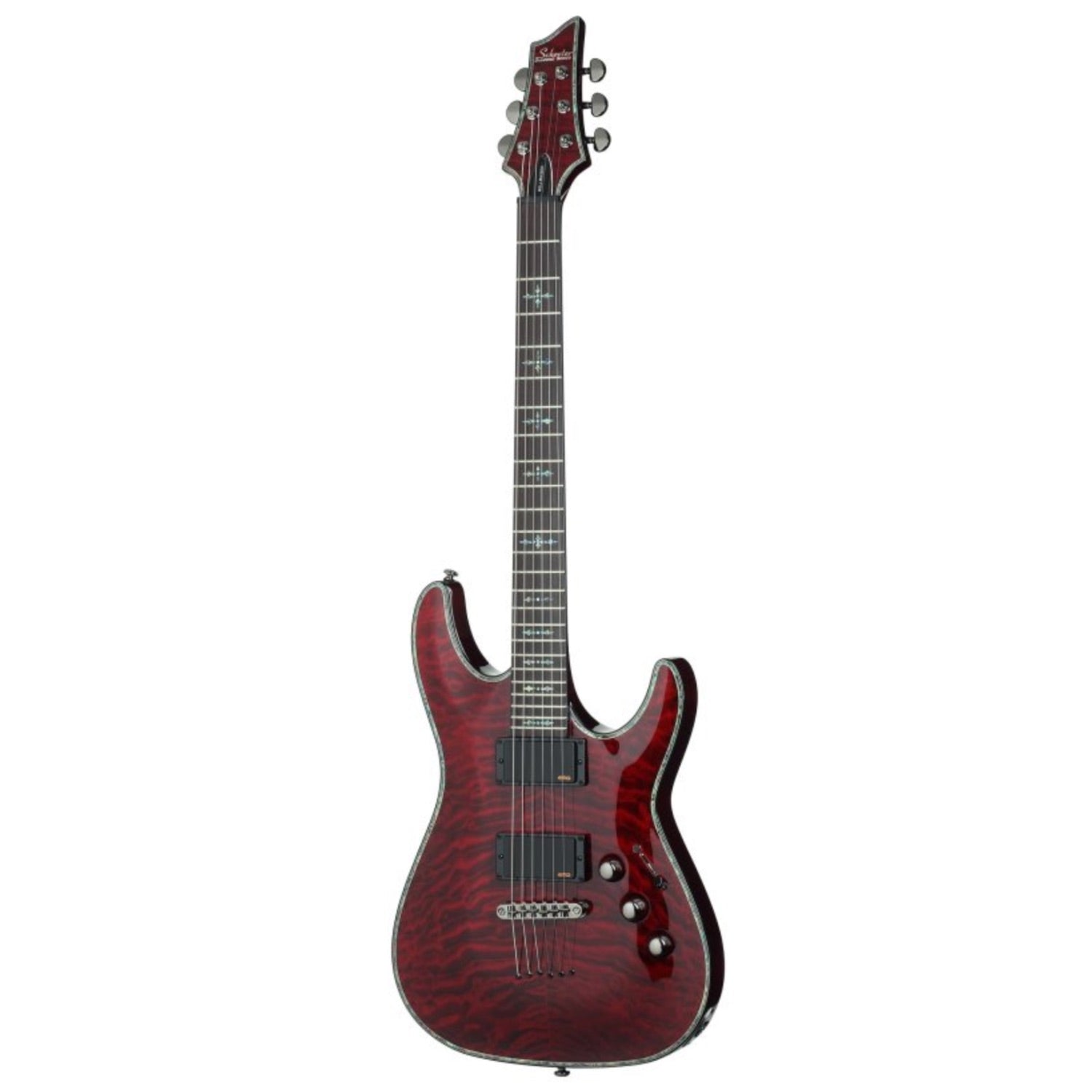Schecter Hellraiser C-1 Electric Guitar - Black Cherry