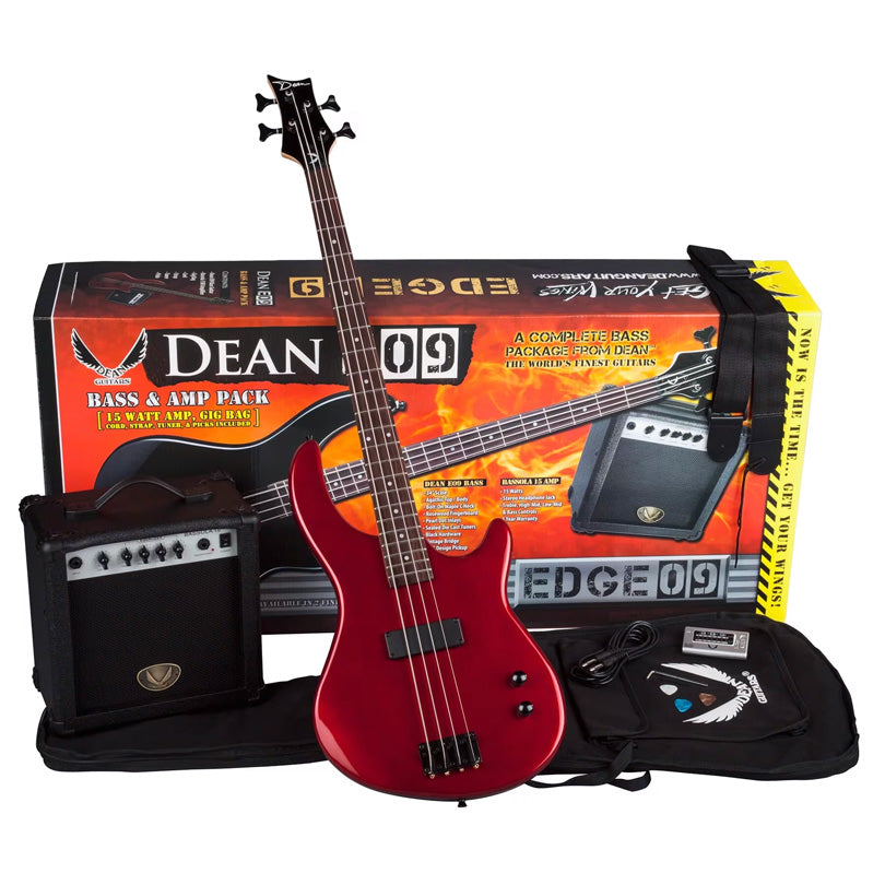 Dean Edge E09 Bass Pack Metallic Red
