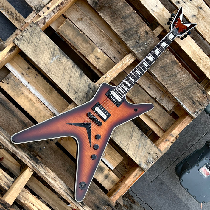 2025 Dean ML Select Flame Top Trans Brazilia ML SEL Flame Maple