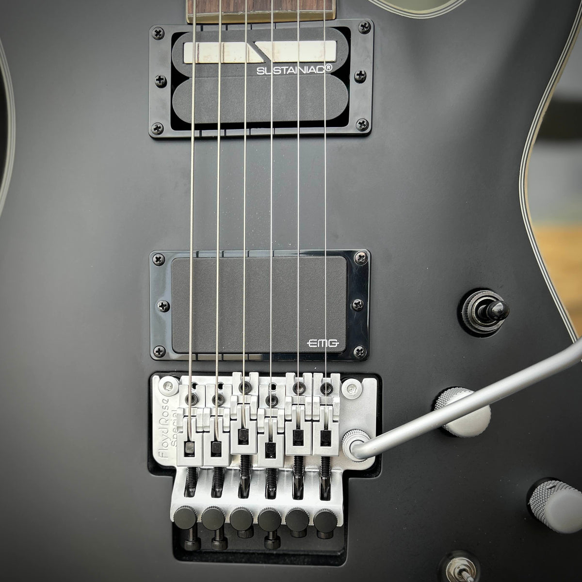 2026 Schecter Damien Platinum-6 FR S Satin Black 1189-SHC