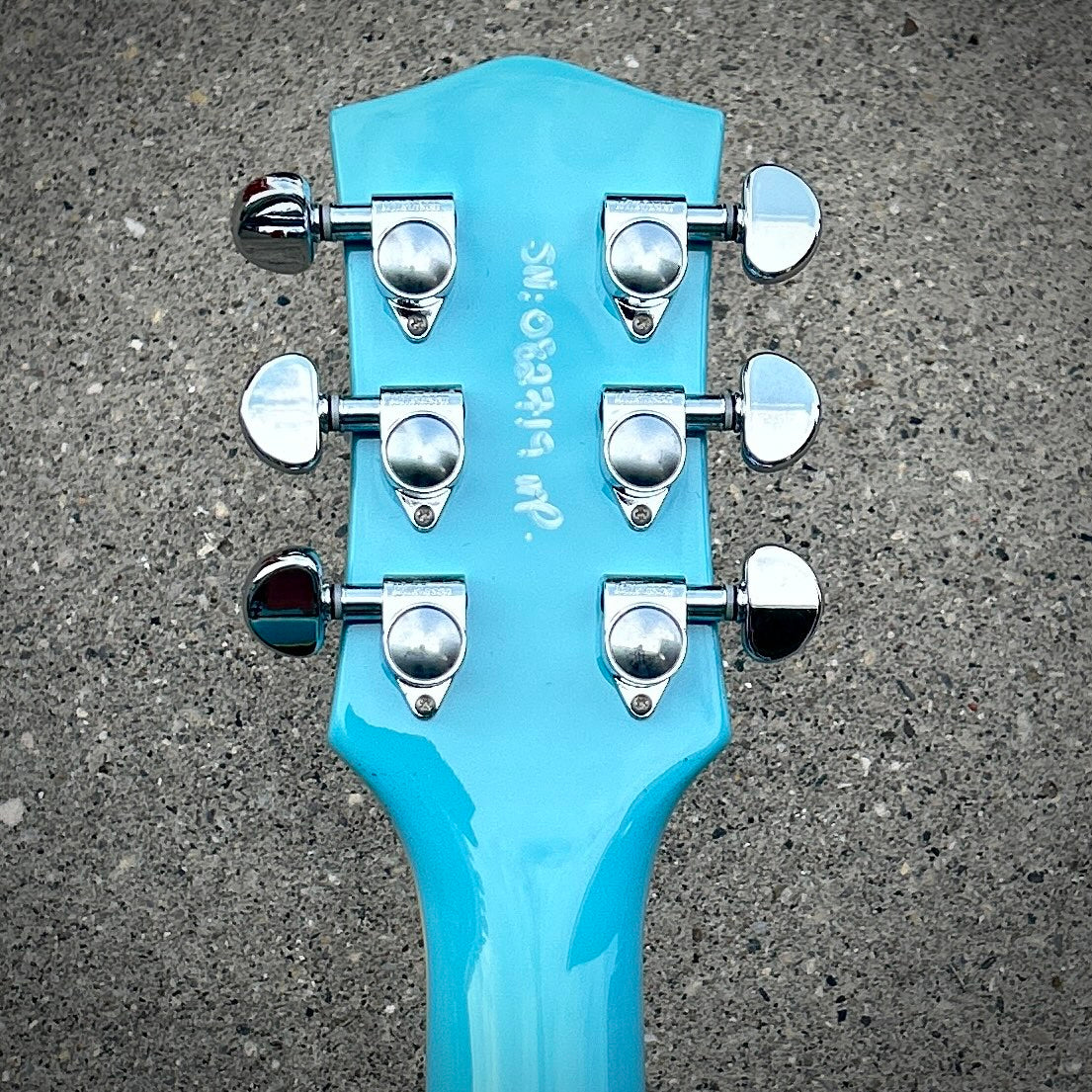 2019 Palermo Shelby Custom LTD ES-335 Robin Egg Blue W/Case