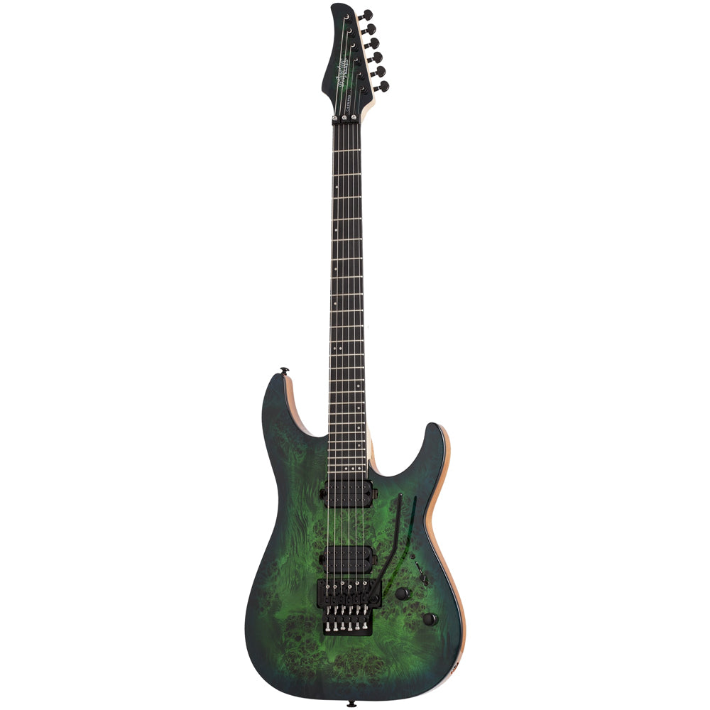 Schecter C-6 Pro FR Floyd Rose Aqua Burst