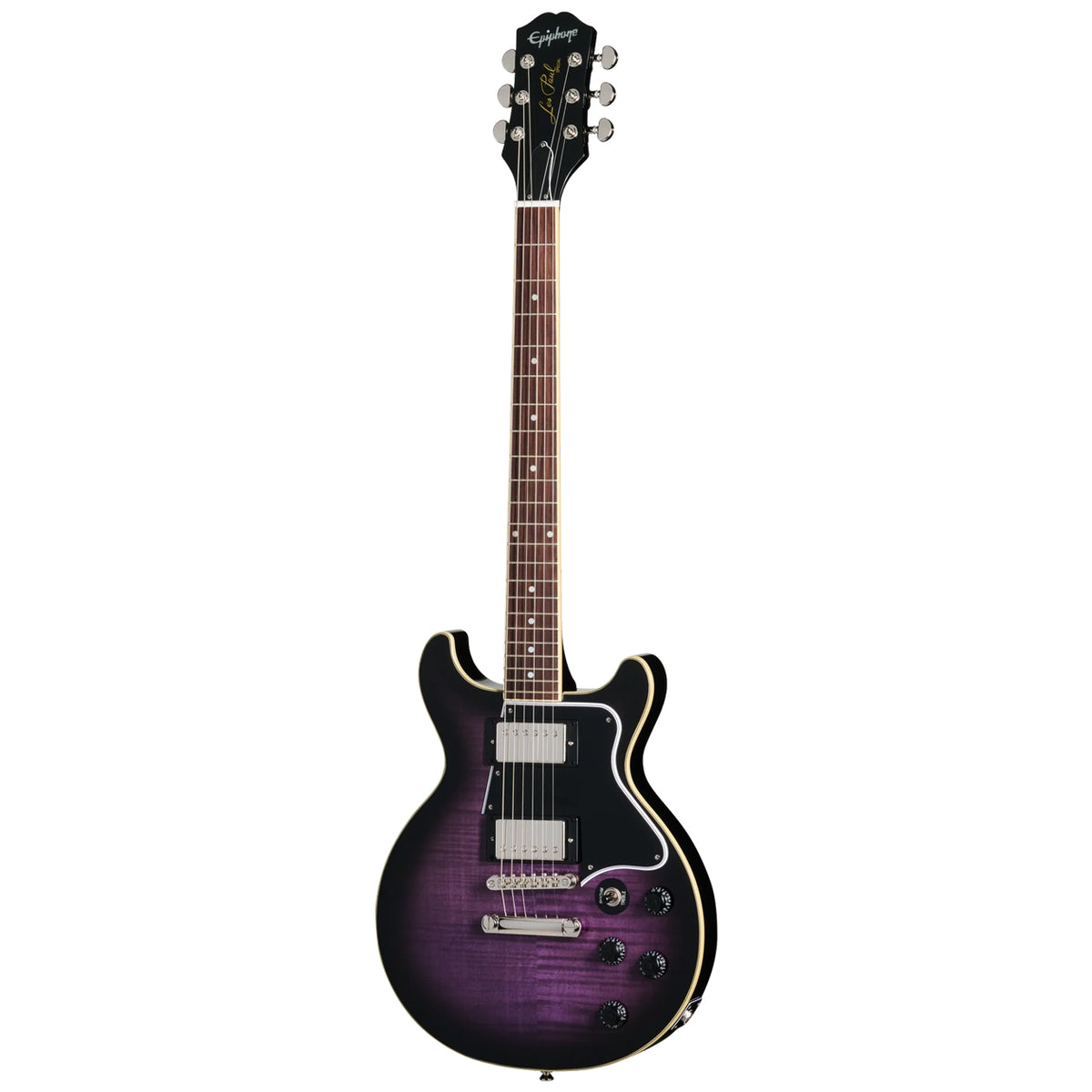 Epiphone Les Paul Special Double Cut Figured Dark Purple Burst w/Bag