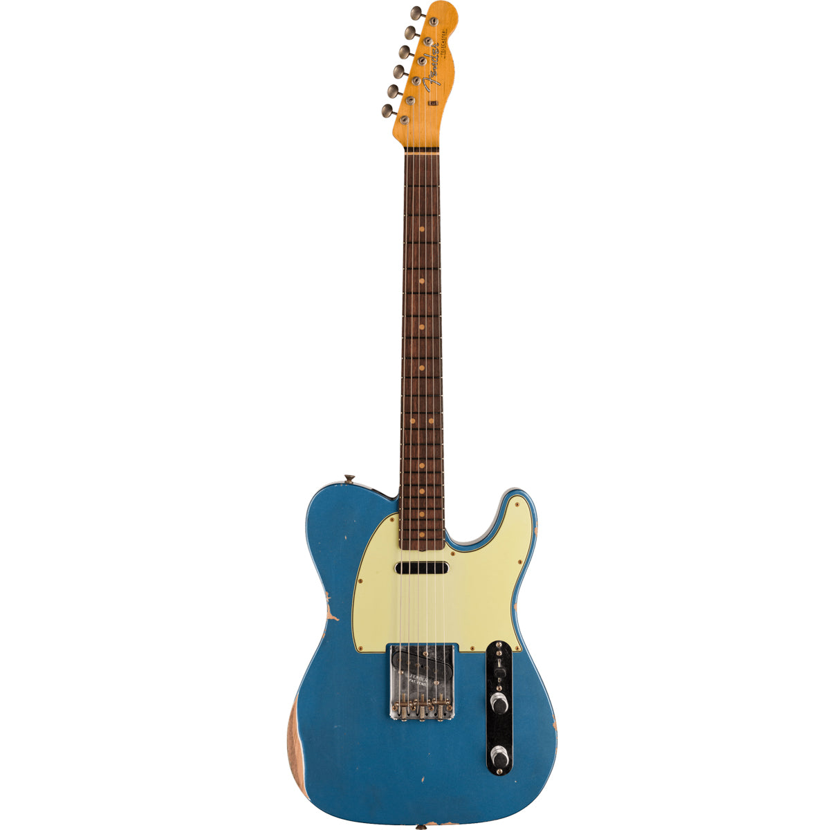 Fender Custom Shop 1963 Telecaster Relic 3A Rosewood Fingerboard Aged Lake Placid Blue