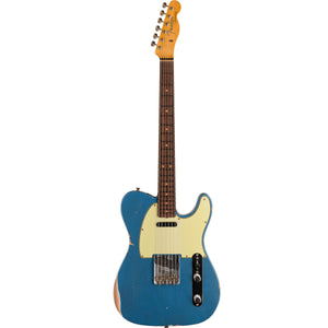 Fender Custom Shop 1963 Telecaster Relic 3A Rosewood Fingerboard Aged Lake Placid Blue