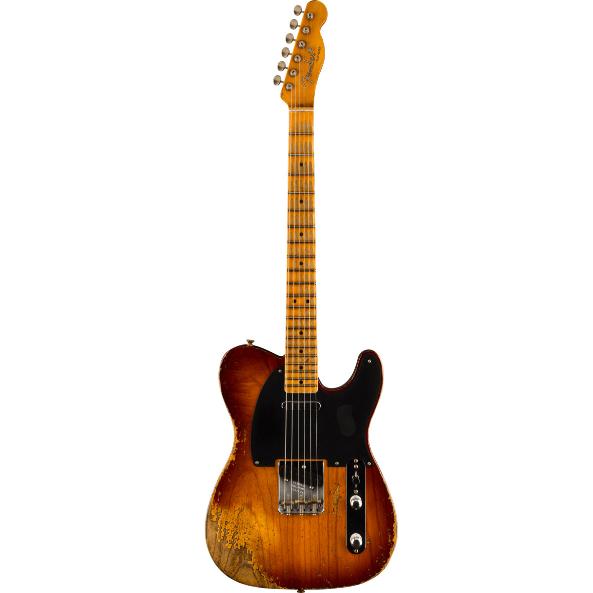 Fender Custom Shop 1952 Telecaster Super Heavy Relic Maple Fingerboard Faded Violin Burst