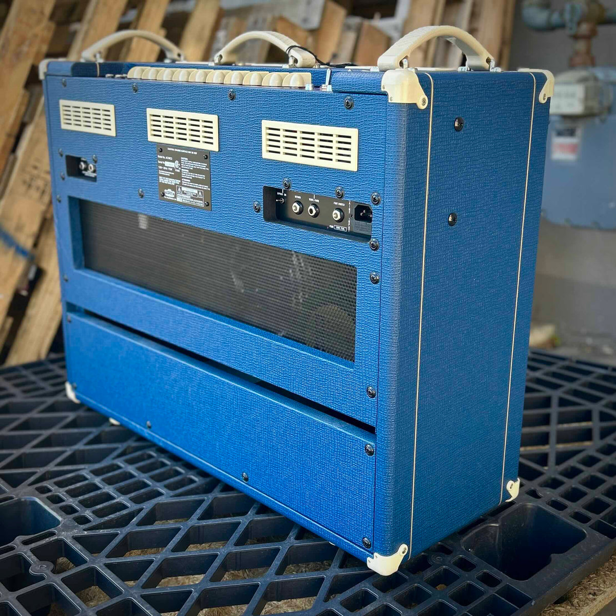 2012 Vox AC30C2-BL  LTD Blue 30-Watt 2x12" Combo W/Cover And Switch