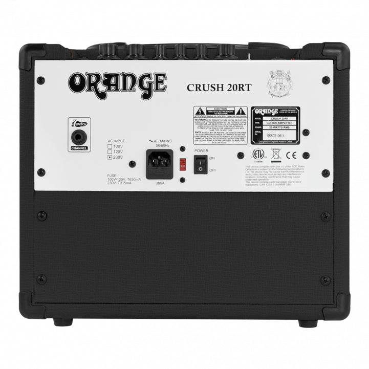 Orange Crush 20RT Black Guitar Combo Amp