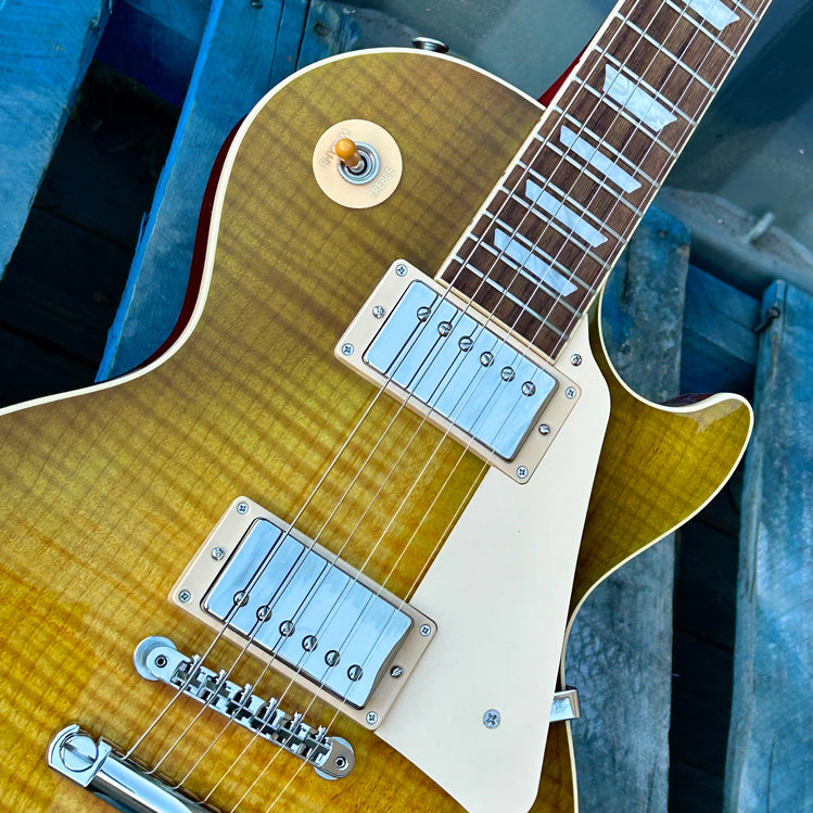 Gibson Les Paul Standard 50s AAA Top Green Lemon w/Case