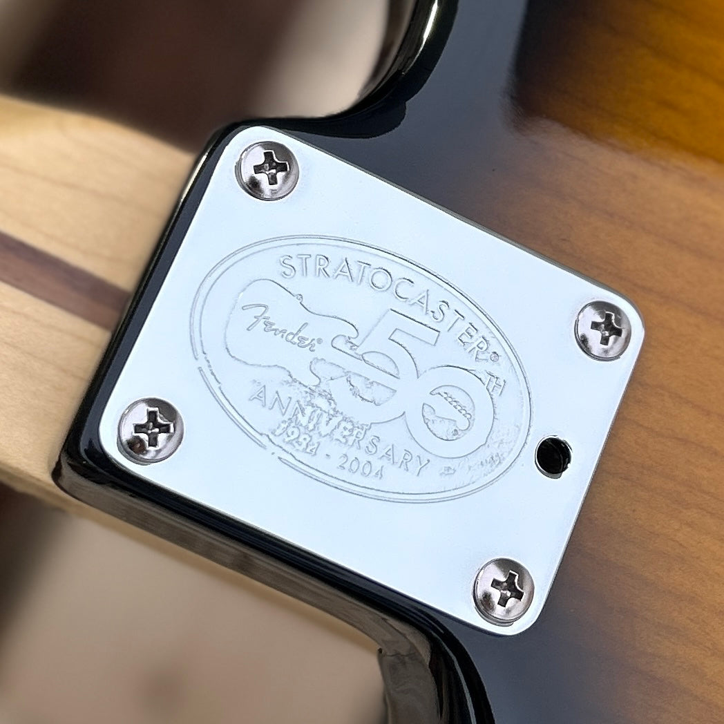 2004 Fender 50th Anniversary American Stratocaster 2-Color Sunburst w/Case