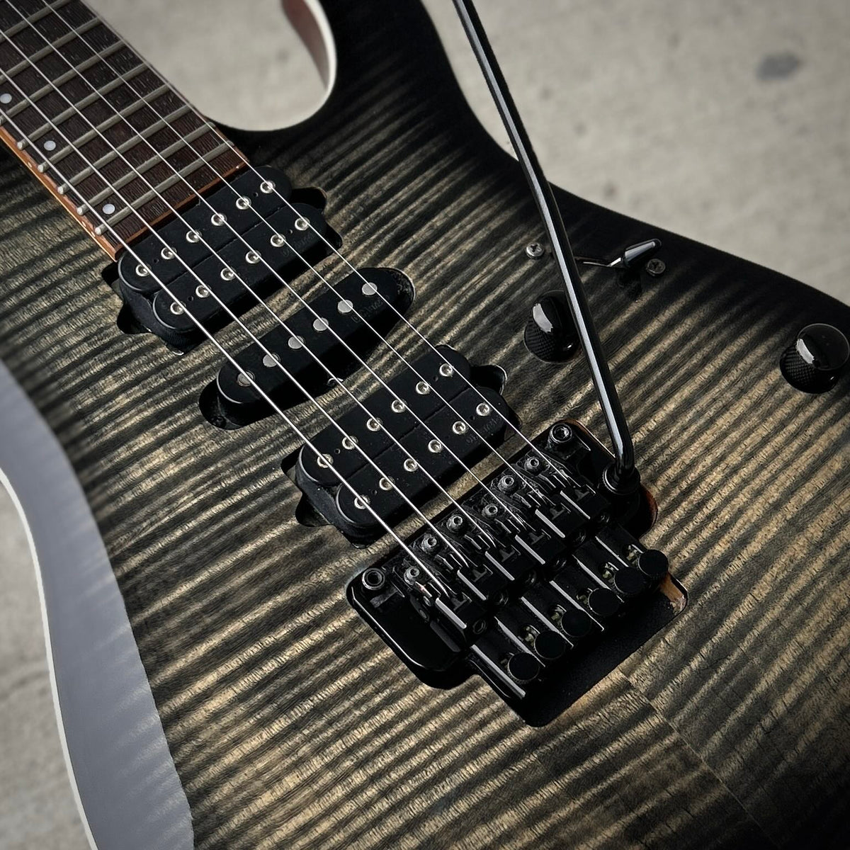 2018 Ibanez KIKO10BP Premium KIKO Loureiro - Transparent Gray Burst W/Bag