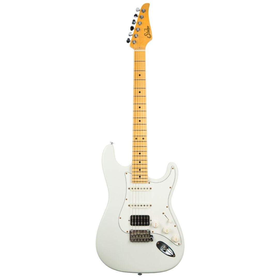 Suhr Classic S Antique Olympic White HSS Maple Fingerboard w/Soft Case