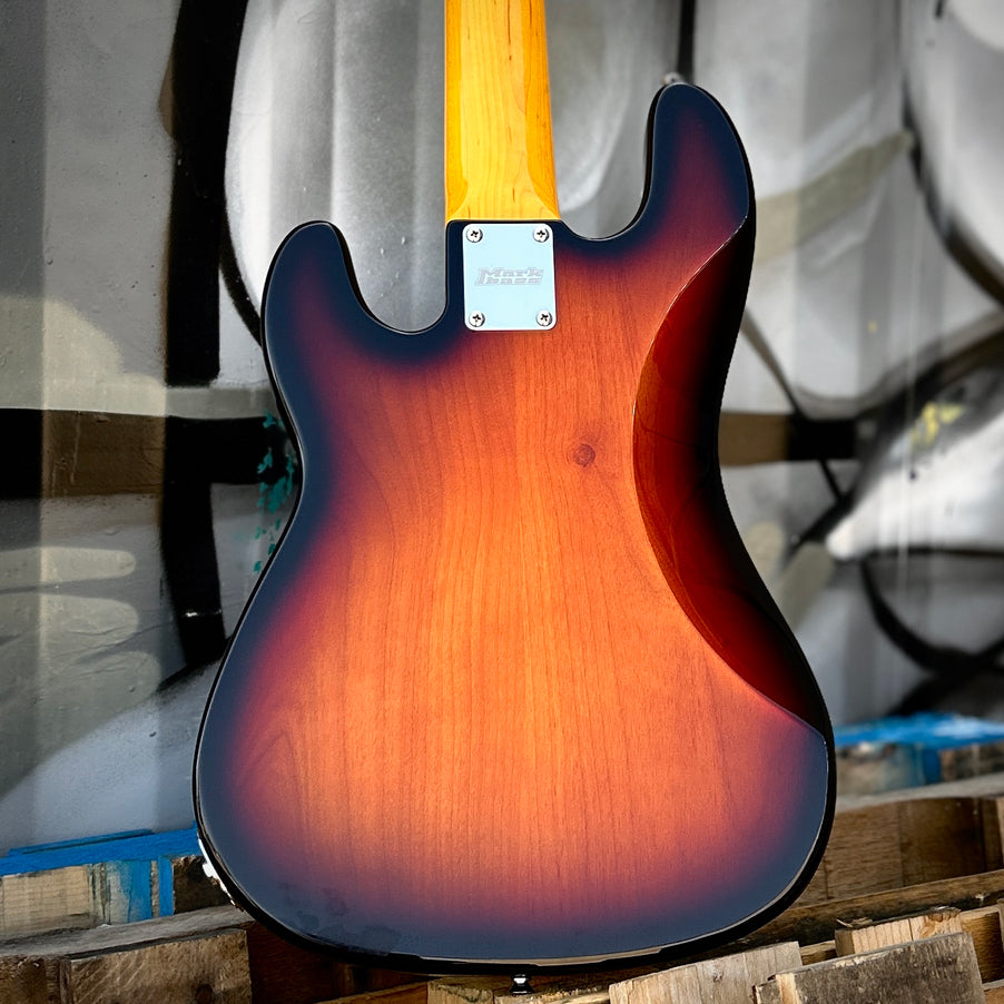 2024 Markbass GV 5 Gloxy 3-Tone Sunburst CR MP Passive 5 String Bass w/Bag