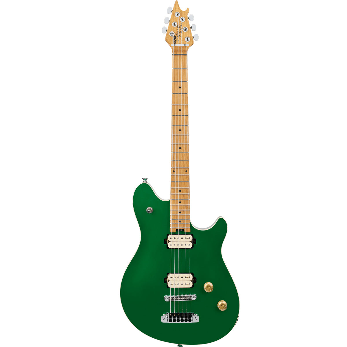 EVH Wolfgang Special Baked Maple TOM Baked Maple Fingerboard Kandy Green