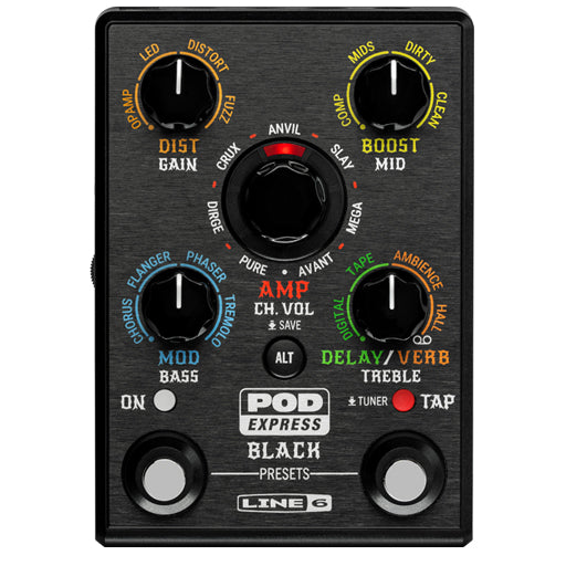 Line 6 Pod Express Black Multi Effect Guitar Pedal