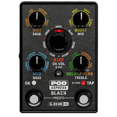 ギター LINE 6 POD EXPRESS BLACK Line 6 Pod Express Black Multi Effect Guitar Pedal - Guitarworks
