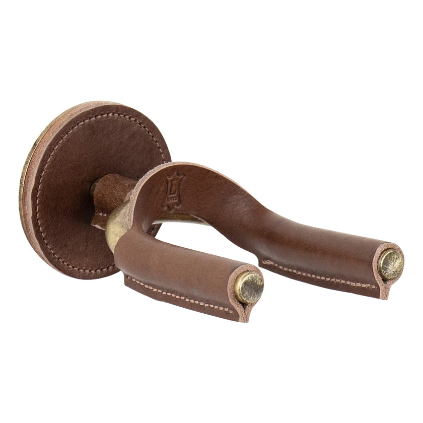Levy's Forged Hangers Guitar Hanger Brass/Brown LVY-FGHNGR-BRBN
